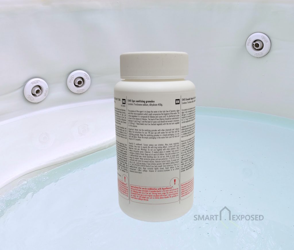 Softub dichlor treatment